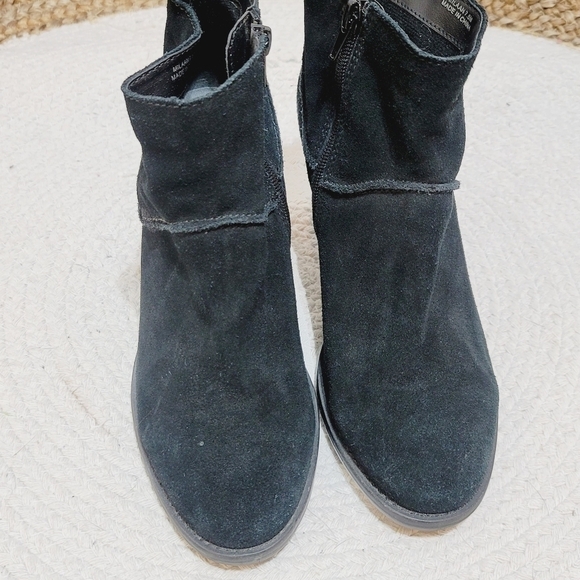 STEVE MADDEN Milaan Bootie in Black Suede, SZ 7.5 - Picture 5 of 16